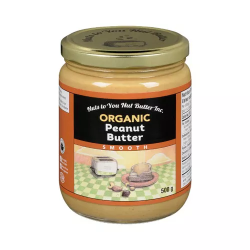 Peanut Butter Organic - Smooth, 500g