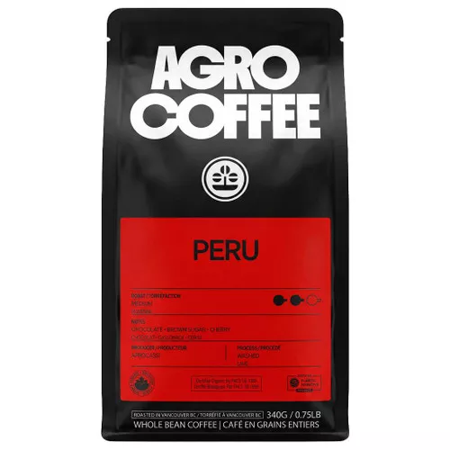 Peru Organic Coffee Bean - Medium Roast, 340g