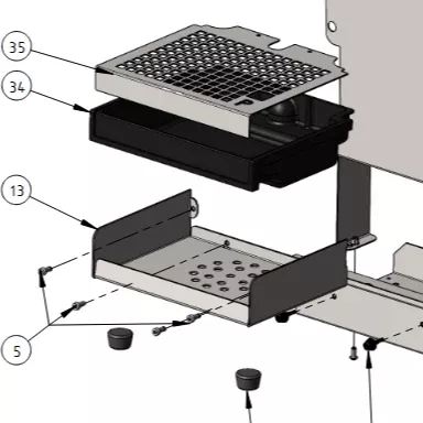 Profitec - Bracket Drip Tray Casa V / Go