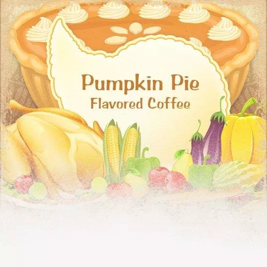 Pumpkin Pie Flavored Coffee (Thanksgiving Theme)
