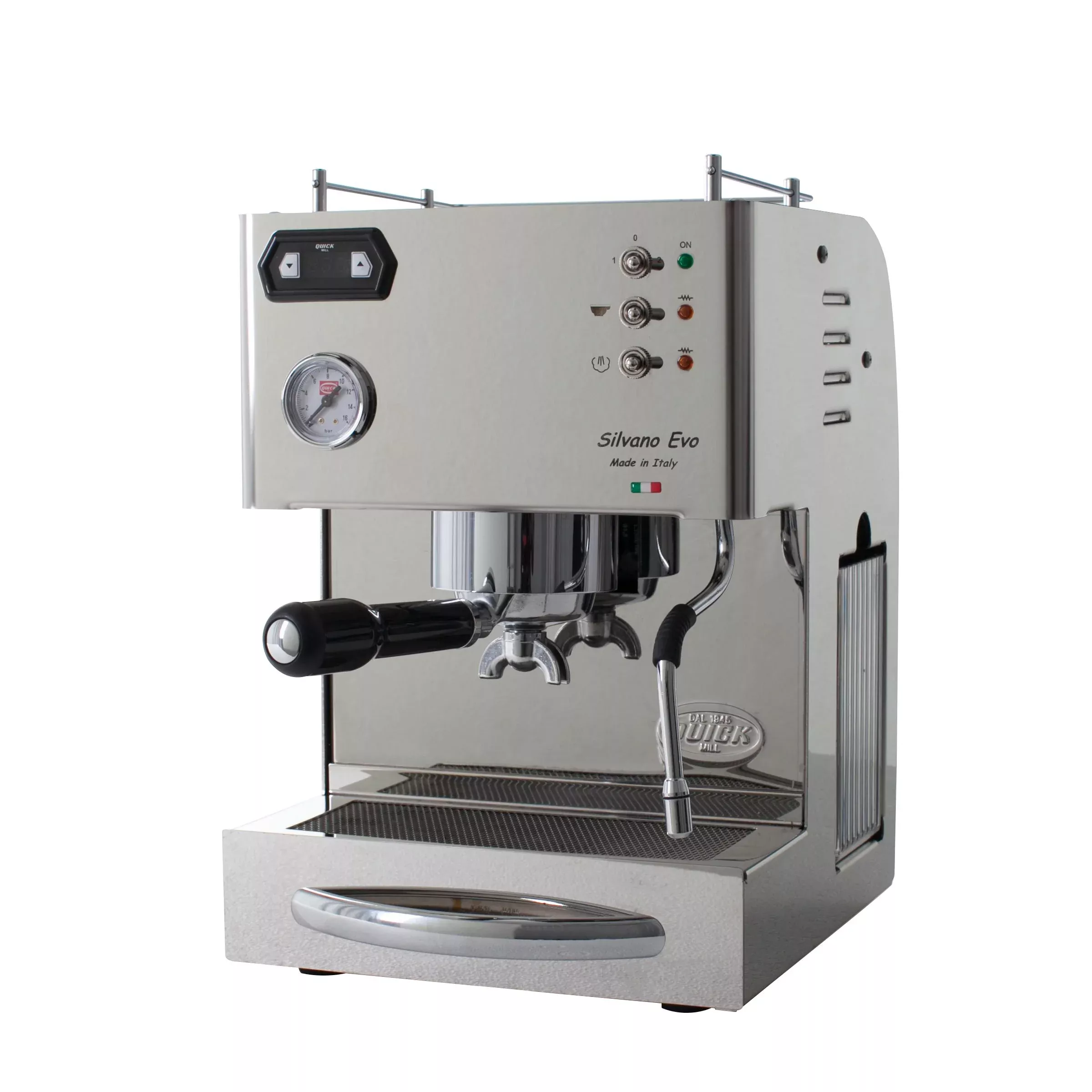 Quick Mill Silvano Evo Coffee Machine. Includes Bonus Italian Tamper
