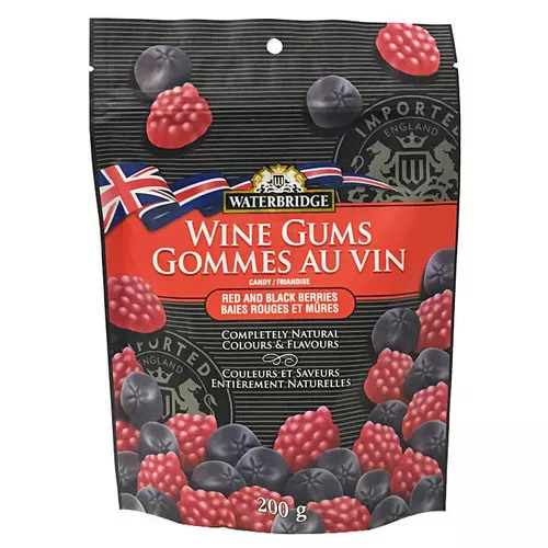 Red & Black Berries Wine Gums Pouch, 175g