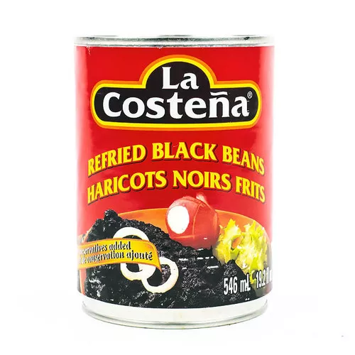Refried Black Beans, 546ml