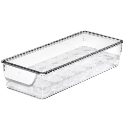 Refrigerator Egg Bin With Removable Tray