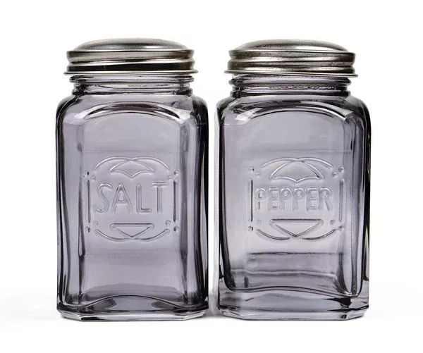 RSVP Retro Salt & Pepper Shaker Set - Gray