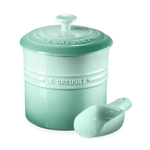 Sage Pet Food Container + Scoop - Stoneware, 1.9L