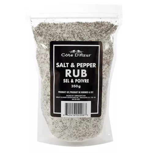 Salt & Pepper Rub - Zip Bag, 350g