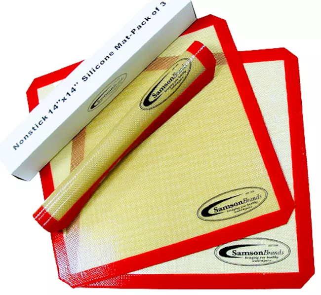 Samson 3-Pack of Premium Silicone 14x14 Dehydrator Sheets