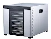 Samson Silent Dehydrator 10 Tray STAINLESS BODY Glass Door