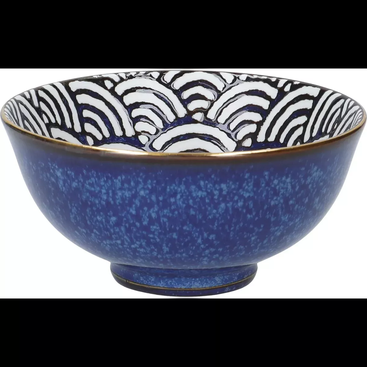 Satori 11.5cm Porcelain Indigo Blue Miso Serve Bowls