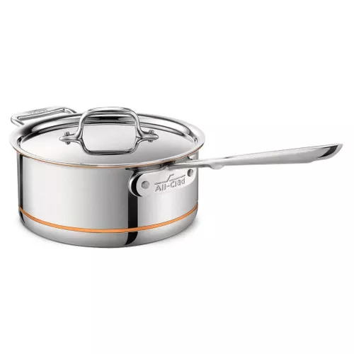 Saucepan with Loop Handle - 5-Ply Copper Core, 3Qt