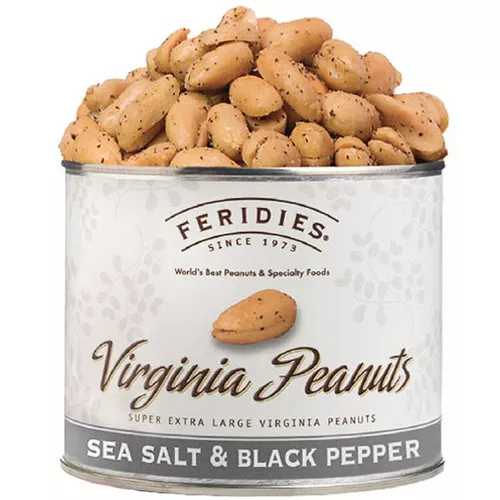 Sea Salt & Black Pepper Virginia Peanuts, 9oz