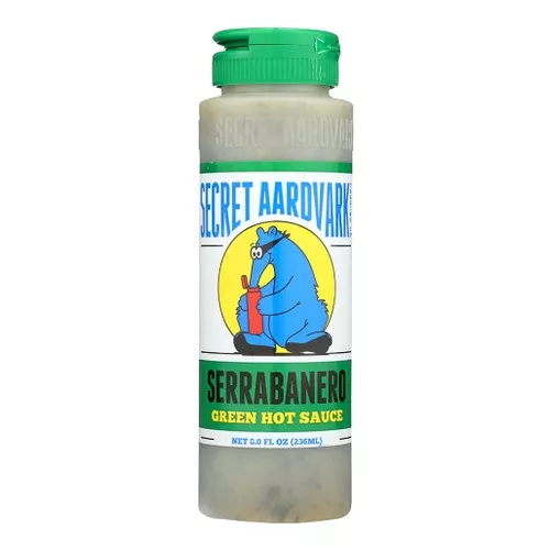Secret Aardvark Serrabanero Green Hot Sauce, 8oz