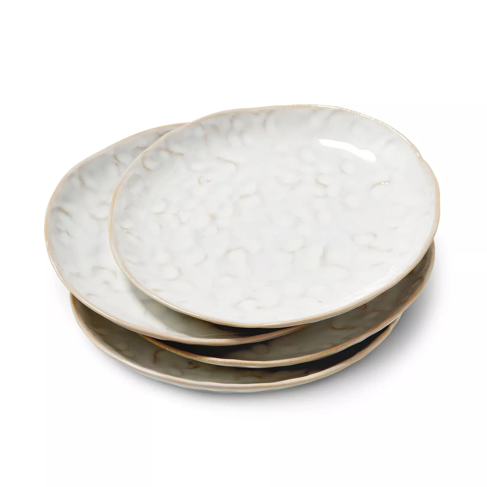 Simon Pearce Burlington Appetizer Plate - Cloud - Set of 4