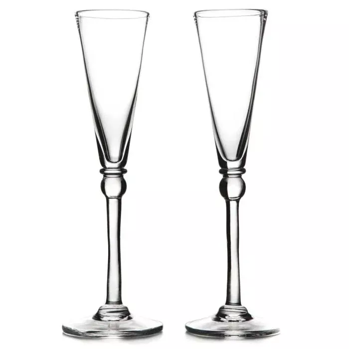 Simon Pearce Hartland Flutes in Gift Box