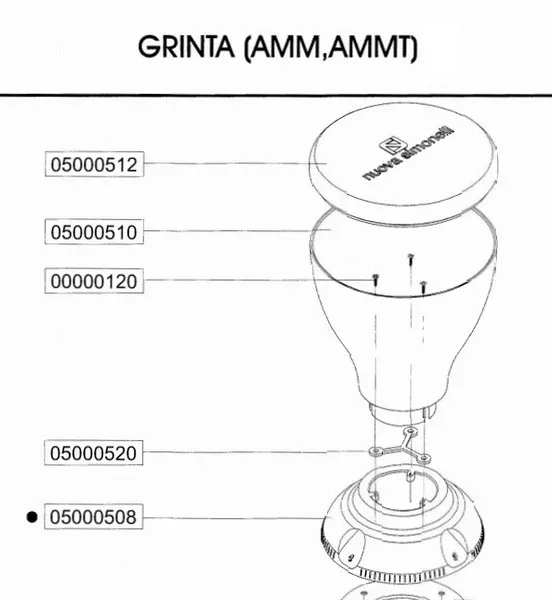 Simonelli Grinta Hopper Lid