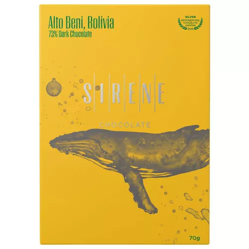 SIRENE - 73% Dark Chocolate Bar - Alto Beni, Bolivia, 70g