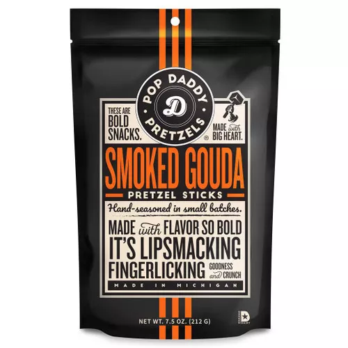 Smoked Gouda Seasoned Pretzels, 212g