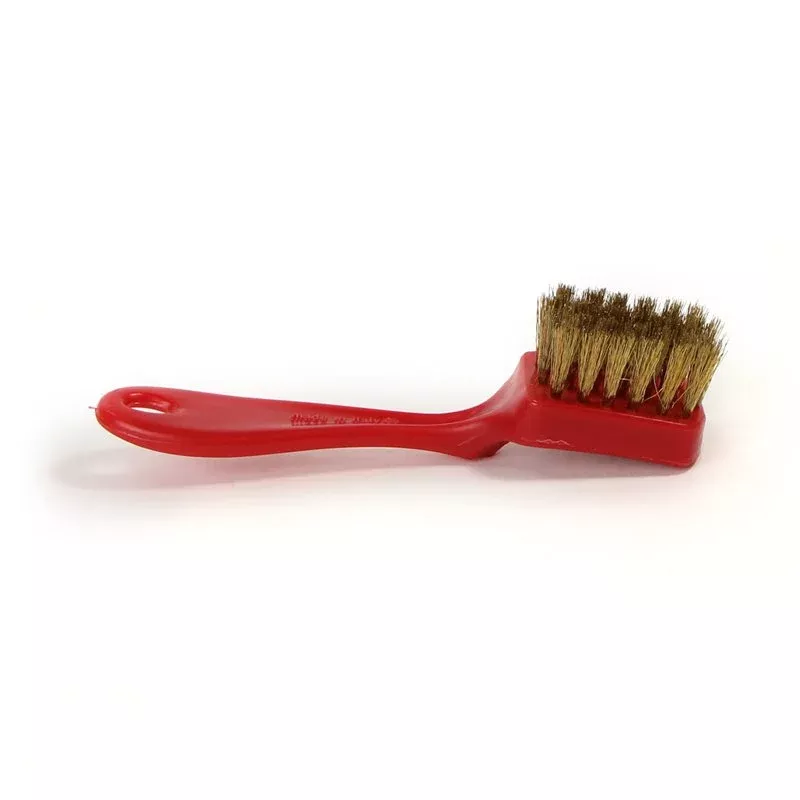 Soft Bristled Wire Brush (Red)
