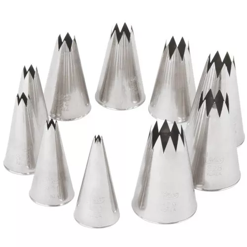 Star Tips Pastry Set - Stainless Steel, Set of 10