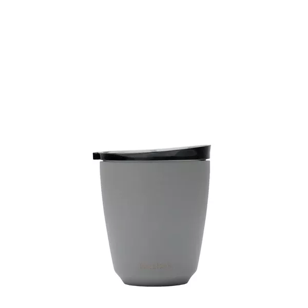 Steel Mug & Lid 8oz Slate