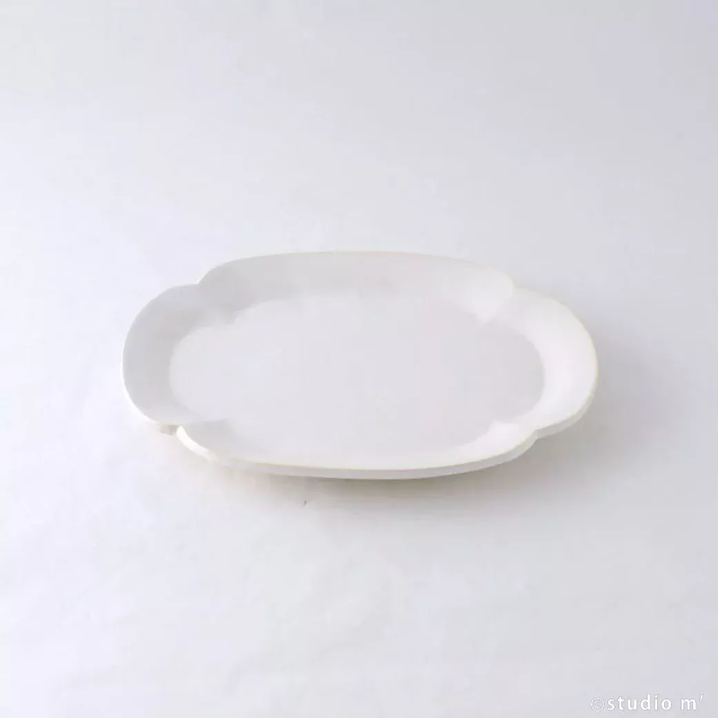 Studio M | Lien Series Serving Plate 21cm White