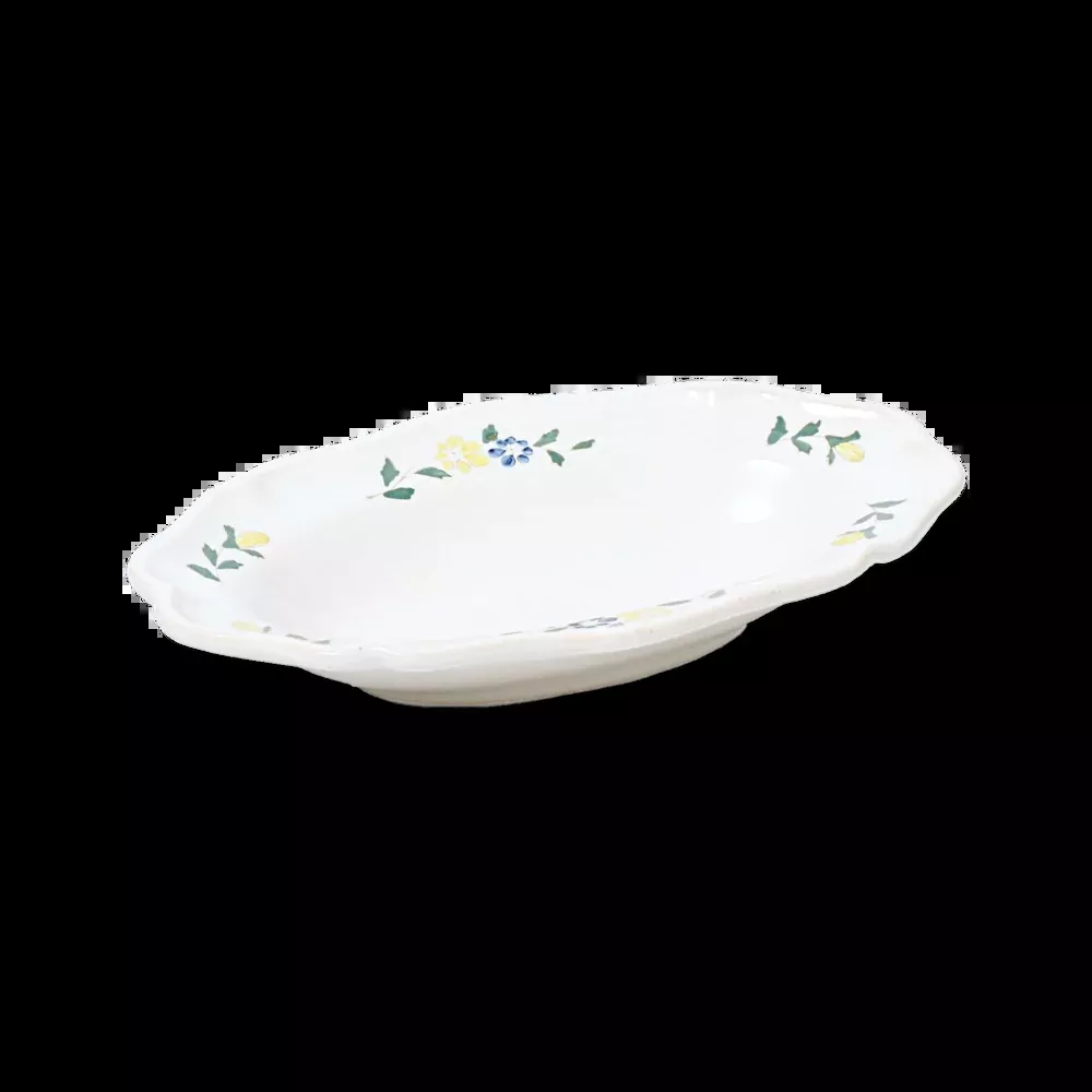 Studio M' | Ravigote Flower Deep Oval Plate