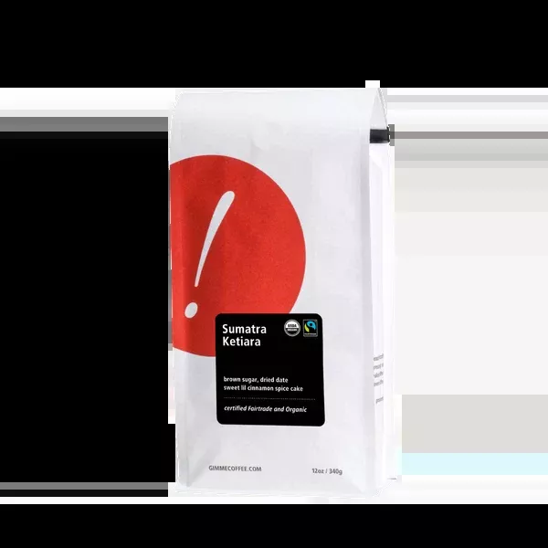 Sumatra Ketiara Fairtrade Organic 12 oz