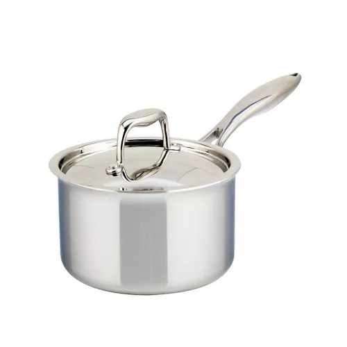 SuperSteel Tri-Ply Clad Saucepan with Lid, 1.5L