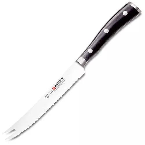 Tomato Serrated Utility Knife - Classic Ikon, 5-in