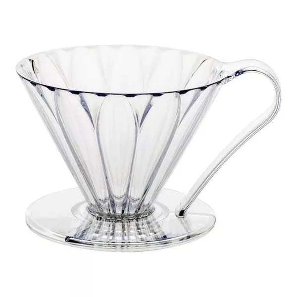 Tritan Flower Dripper 4 Cup Clear
