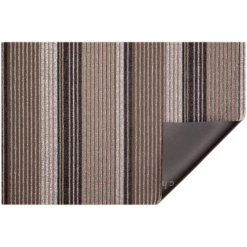 Utility Mat Pleat Stripe Shag - Oyster, 24 x 36-in