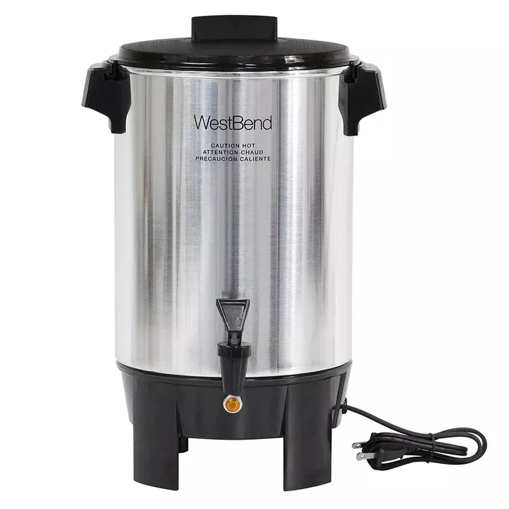 West Bend Large Capacity 30-Cup Coffee Maker with Temp Control