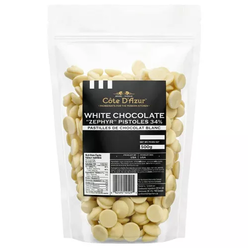 White Chocolate 34% - Zephyr Pistols, 500g