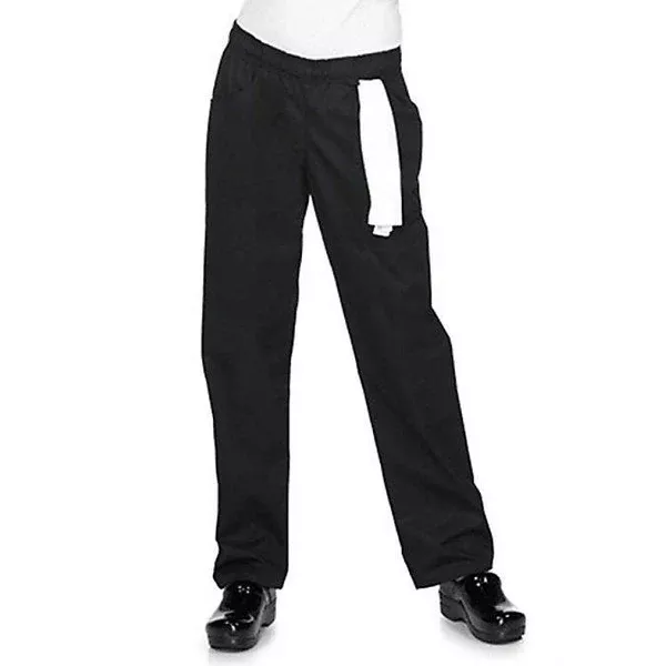 Women's Chef Pant - Black (Med)