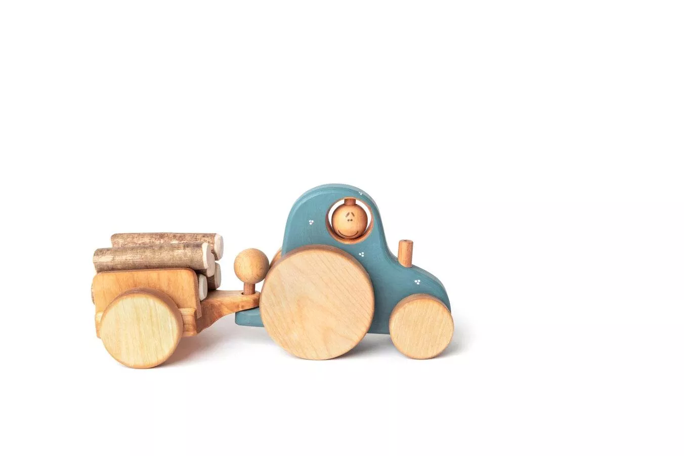 Wooden Tractor Toy