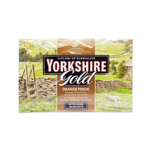 Yorkshire Gold Orange Pekoe Tea - Tea Bag, Box of 40